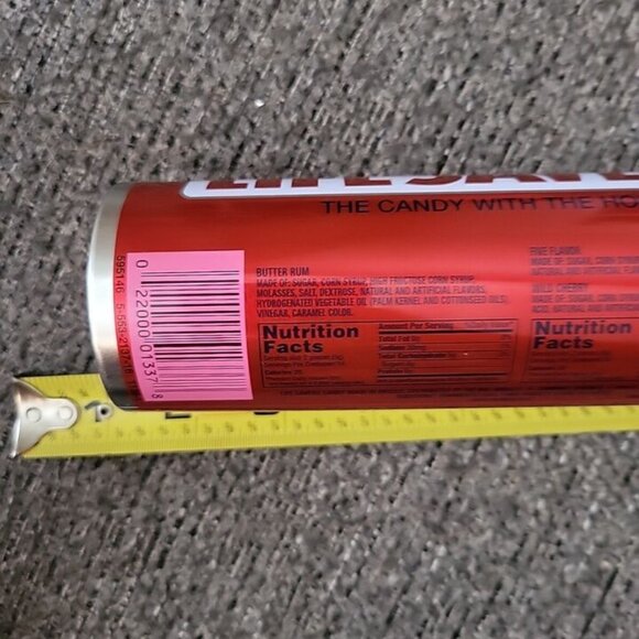 Vtg Wild Cherry Lifesavers Tin Bank Secret Hide A Way Decoration 7"x 2" - Picture 6 of 7